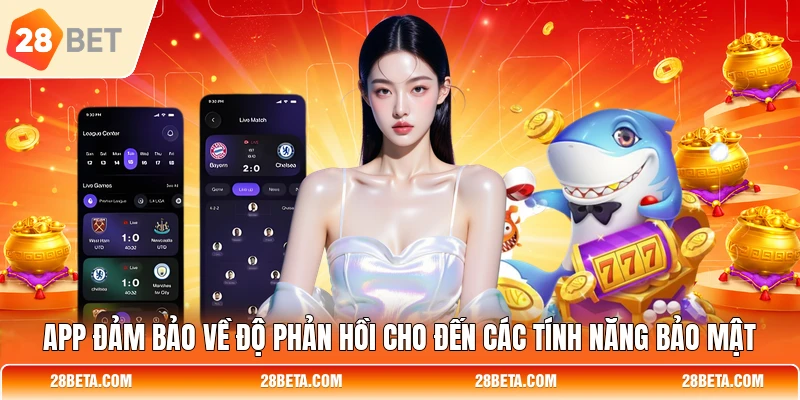 App đảm bảo về độ phản hồi cho đến các tính năng bảo mật