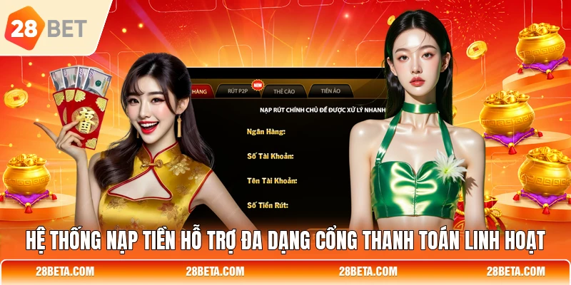 he thong nap tien ho tro da dang cong thanh toan linh hoat Hệ thống nạp tiền hỗ trợ đa dạng cổng thanh toán linh hoạt