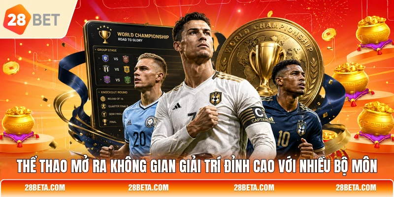the thao mo ra khong gian giai tri dinh cao voi nhieu bo mon Thể thao mở ra không gian giải trí đỉnh cao với nhiều bộ môn